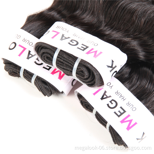 MegaLook Mink Brazilian Human Hair Cuticle Aligned Full and Thick Super Funmi Single Drawn Fancy Curl Hair